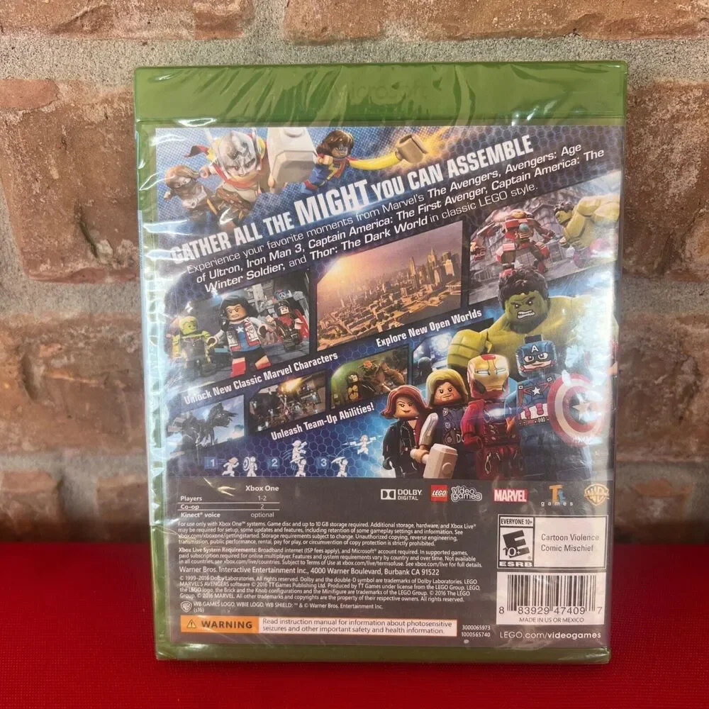 New Sealed Xbox One Lego Marvel Avengers Xbox Game